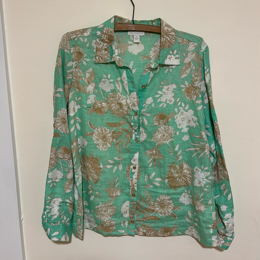 Charter Club Linen Shirt